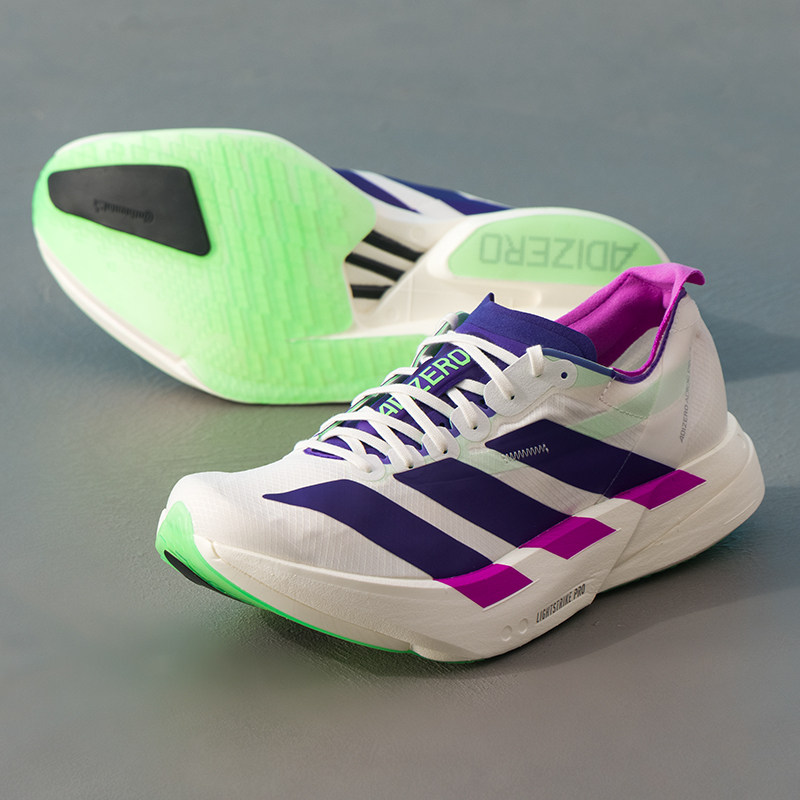 阿迪达斯官方正品跑步鞋男鞋2025新款ADIZERO ADIOS PRO4碳柱跑鞋