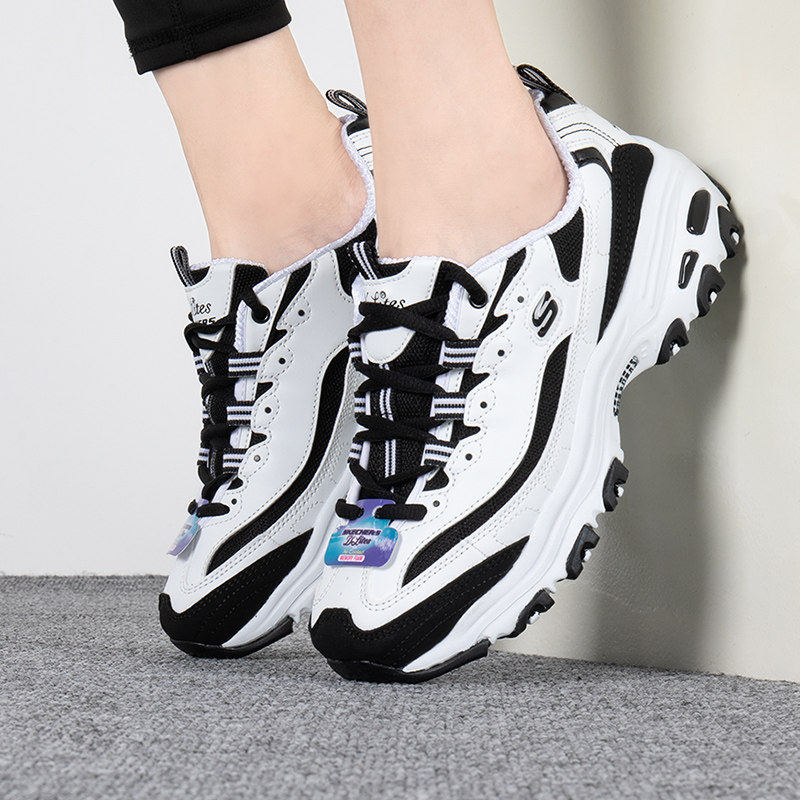 斯凯奇25秋季正品女鞋运动鞋复古老爹鞋经典黑白熊猫鞋轻便休闲鞋,运动鞋new,运动休闲鞋,淘宝优惠券,粉丝福利购,淘宝优惠卷