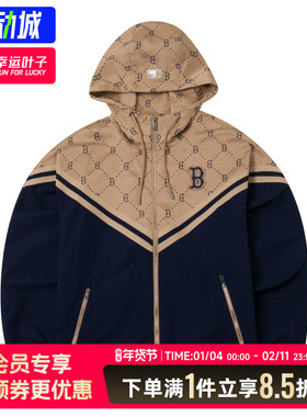 MLB官方外套冬款男女情侣复古老花运动服上衣休闲夹克3AWJM0144