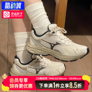 美津浓官网正品运动休闲鞋RACER男女鞋复古网面透气跑鞋D1GH2235