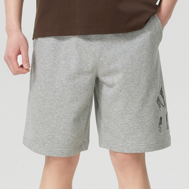 MLB男裤女裤26春季新款情侣运动裤跑步健身训练舒适透气休闲短裤