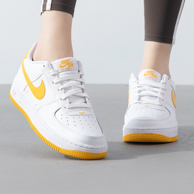 Nike耐克大童鞋官方正品AIR FORCE 1板鞋男女运动鞋休闲鞋FV5948,运动鞋new,童鞋/青少年鞋,淘宝优惠券,粉丝福利购,淘宝优惠卷