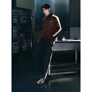 张凌赫同款PUMA彪马长裤男裤官方正品2026直筒裤梭织休闲运动裤男