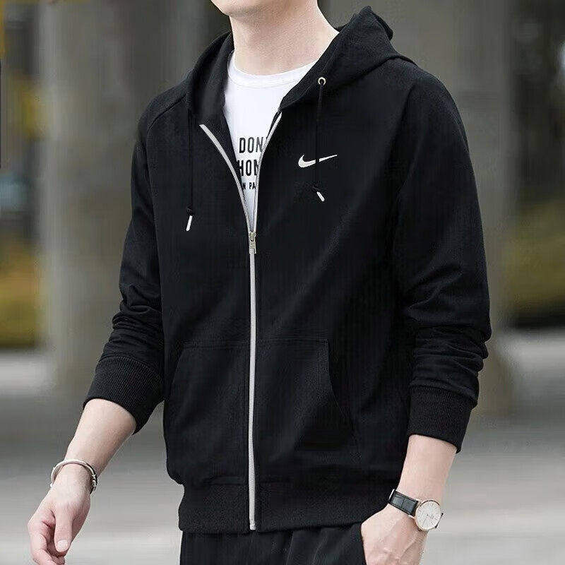 Nike耐克外套男款官方正品运动服2026春季新款黑色训练跑步夹克男