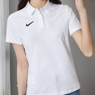 NIKE耐克速干POLO衫 官方正品 2025新款 夏跑步锻炼T恤开叉透气短袖