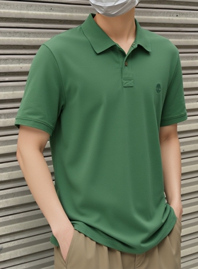添柏岚官方纯棉短袖男2026夏季新款健身运动服休闲POLO衫T恤A24H2