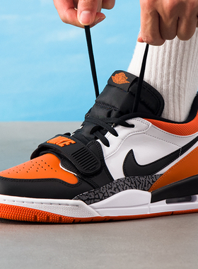 Nike耐克男鞋官方正品Jordan Legacy312低帮复古篮球鞋耐磨运动鞋