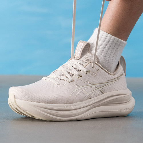 幸运叶子亚瑟士跑步鞋男鞋PureGEL缓震胶中底轻盈公路慢跑训练鞋