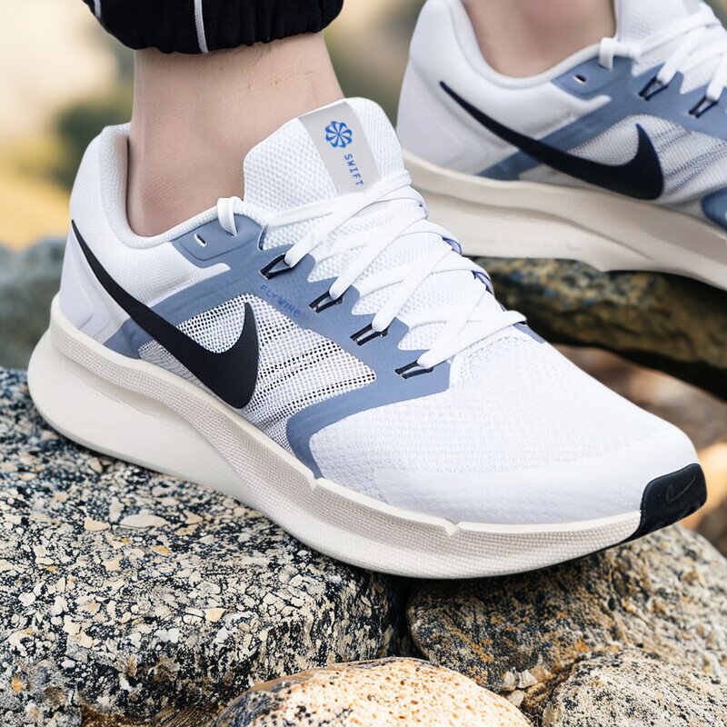 NIKE耐克官方男鞋RUN SWIFT 3新款透气休闲运动鞋男士飞线跑步鞋