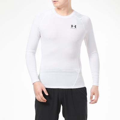 安德玛HeatGear Armour男子训练运动健身训练长袖紧身衣1361524