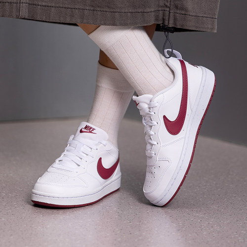 幸运叶子|NIKE耐克女鞋大童鞋秋季COURT运动板鞋复古休闲鞋DV5456