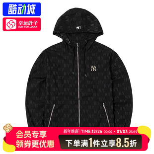 休闲运动服梭织风衣夹克3AWJM0444 新款 MLB官网外套男女装 2025春季