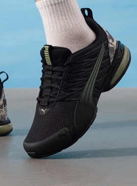 PUMA彪马男鞋官方正品Voltaic Evo黑色跑鞋2026春季款休闲运动鞋