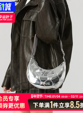 MLB官方正品女包单肩包25新款复古老花斜挎包休闲手拎包7ACRMD15N