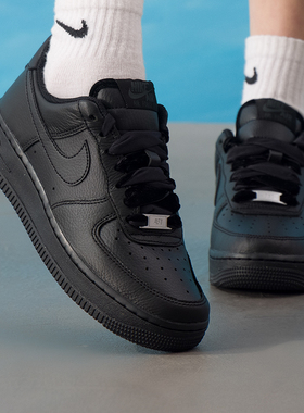 Nike耐克女鞋官方正品休闲鞋26冬新款AF1空军一号板鞋黑色运动鞋