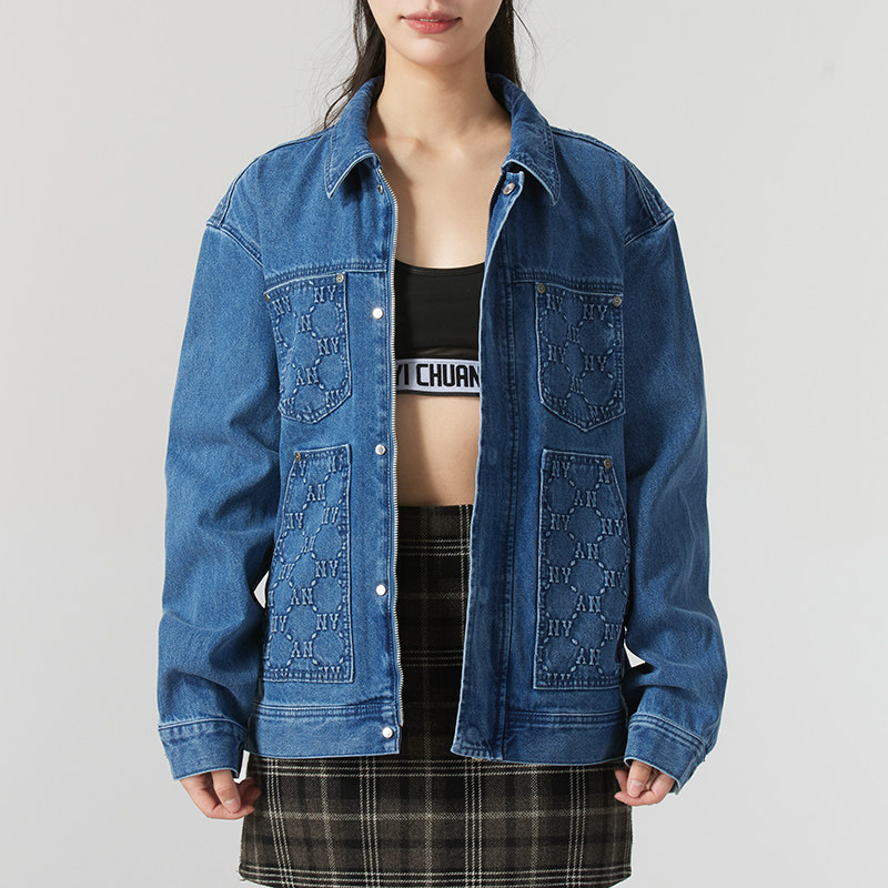 美职棒（MLB）男装女装情侣装 春季新款潮流时尚纽约洋基牛仔休闲