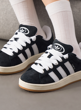阿迪达斯三叶草男鞋女鞋CAMPUS 00s运动鞋面包鞋休闲板鞋JQ4111