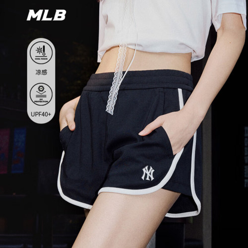 幸运叶子|MLB正品学院风短裤女裤2026夏季新款跑步训练透气运动裤