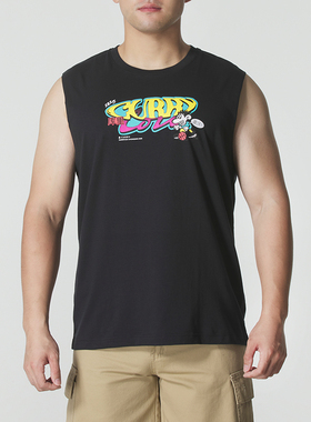 安德玛背心男装2026夏季跑步训练篮球健身运动上衣无袖T恤6016100