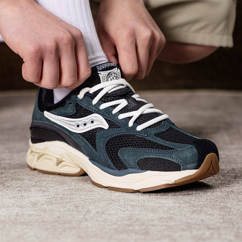 Saucony索康尼乐事联名运动鞋男鞋26新款轻便慢跑休闲鞋老爹鞋女