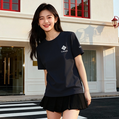 幸运叶子|哥伦比亚男女短袖T恤户外26夏季新品吸湿速干半袖XR6735
