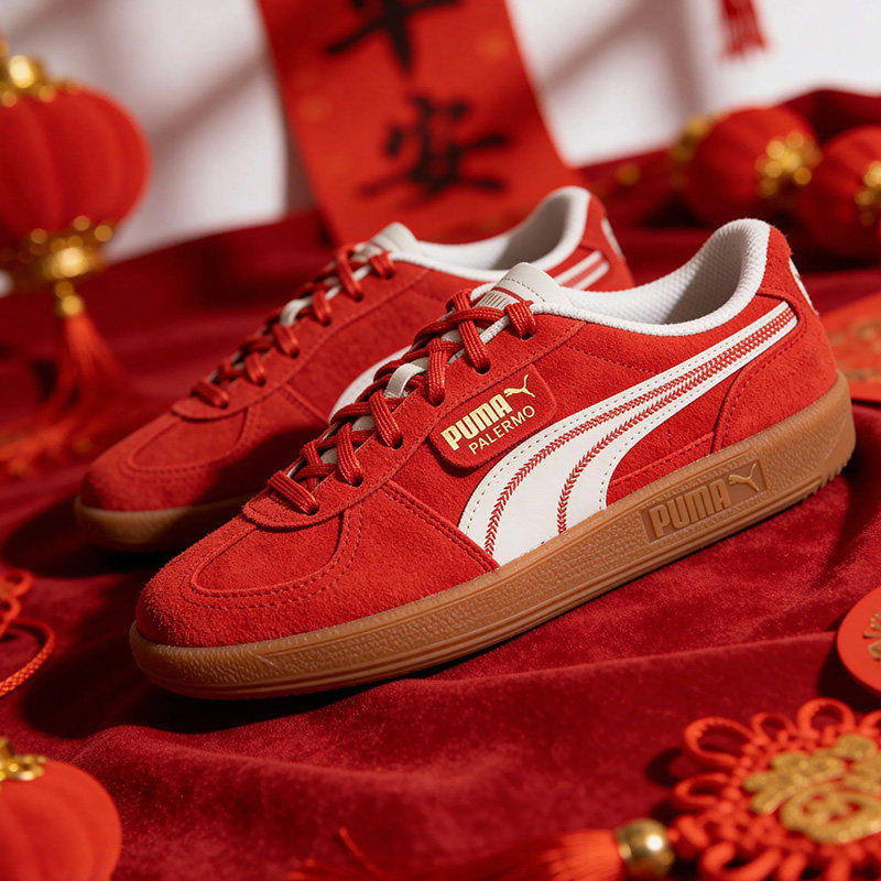 Puma彪马新年马年男女同款情侣鞋官方正品板鞋红白色休闲鞋运动鞋,运动鞋new,运动休闲鞋,淘宝优惠券,粉丝福利购,淘宝优惠卷