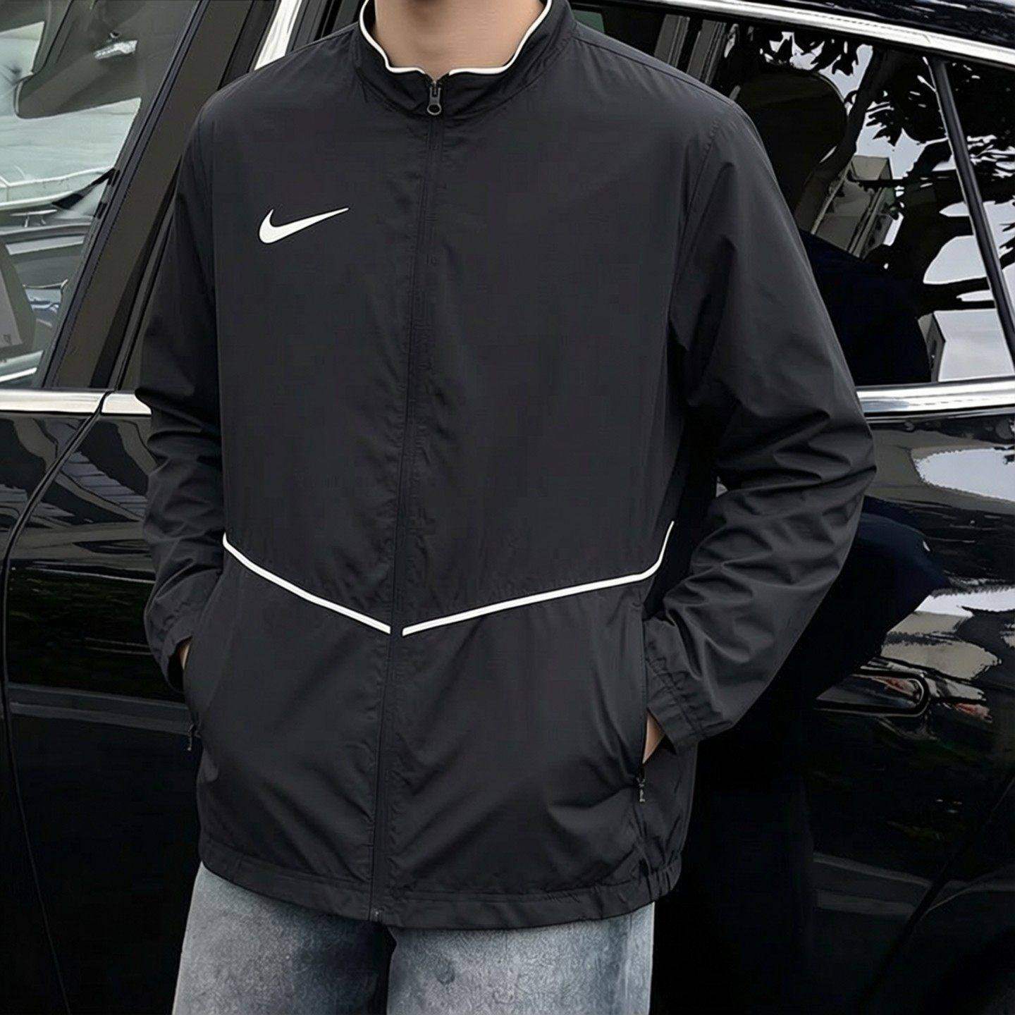 耐克外套官方正品男装26春季新款运动服休闲宽松男士上衣梭织夹克