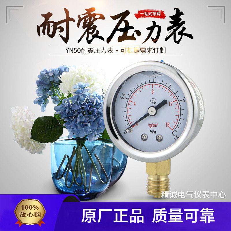 圣迪YN50耐震压力表径向M14*1.5