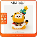 迪士尼正版 加菲猫可爱毛绒招财猫小玩偶书包包挂件圣诞节跨年礼物