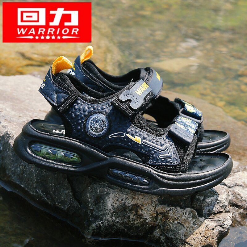 品牌正品回力童鞋儿童运动沙滩鞋夏季男童中大童学生7运动凉鞋子8