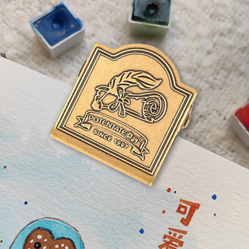 遵爵黃銅夾子美術生專用鋪平神器