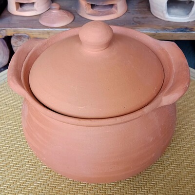 泰式小土罐泰国厨房粗陶餐具傣陶