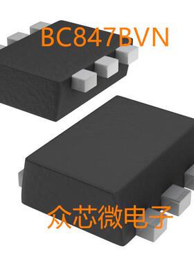 BC847BVN 45V100mA100MHz表面贴装型SOT-563 BC847BVN