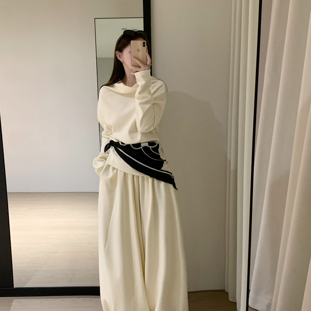 poisooo松弛感拉满品质慵懒灯笼裤阔腿裤休闲裤（含3羊毛）