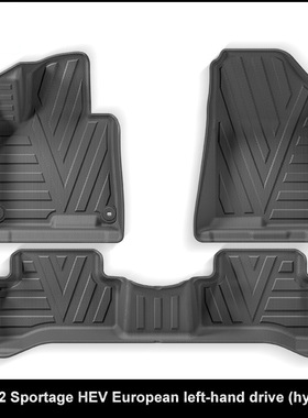 适用于22款起亚Sportage欧洲左舵汽车脚垫全环保TPE脚垫后备箱垫