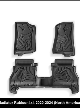 适用于20-24款吉普角斗士Gladiator汽车脚垫耐脏防水TPE脚垫跨境