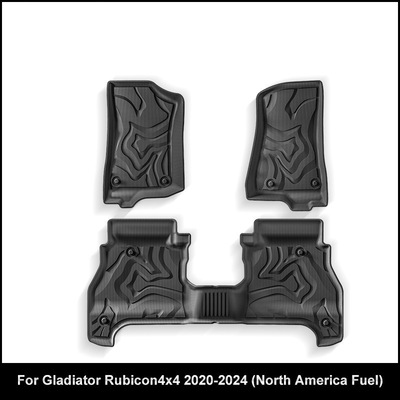 适用于20-24款吉普角斗士Gladiator汽车脚垫耐脏防水TPE脚垫跨境