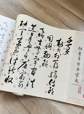 字字如飞怀素行草千字文全篇描红