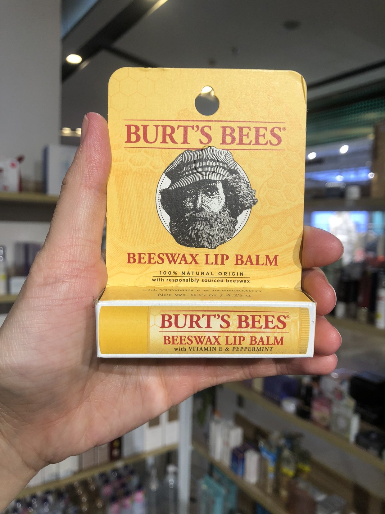 美国burts bees小蜜蜂润唇膏保湿滋润补水无色儿童女孕妇防干裂