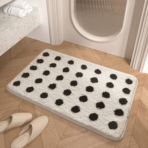 波点ins风卫生间浴室地垫防滑垫