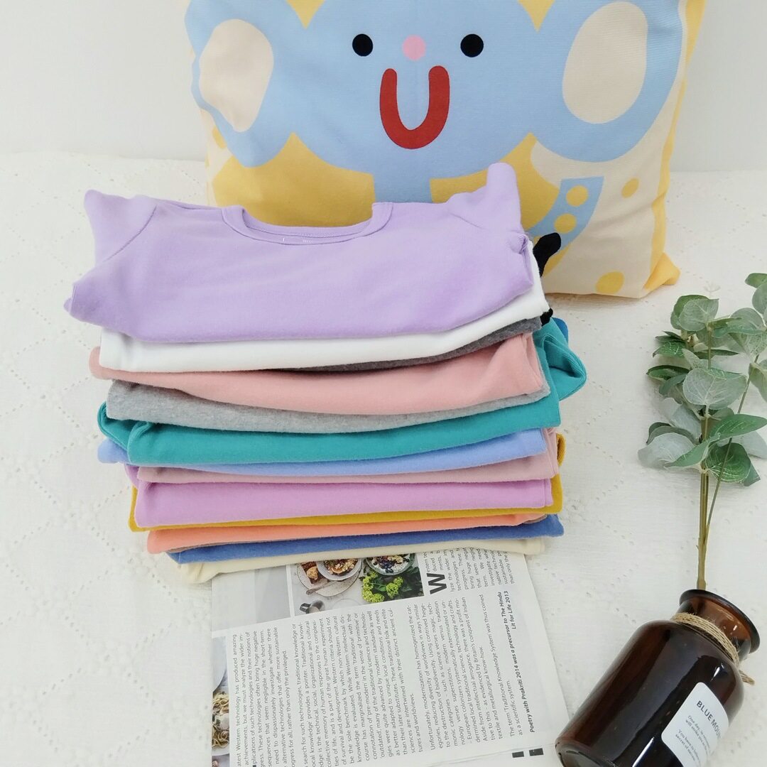 儿童秋冬打底衫2025新款男女宝宝上衣羊毛拉架纯棉磨毛中大童T恤