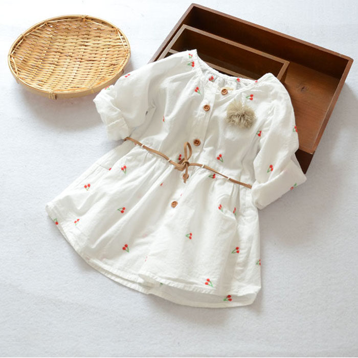 Chemise fille à manche longue - Ref 2086170 Image 1