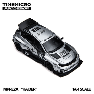 TM×PSC1:64 翼豹“突袭”银色Impreza 