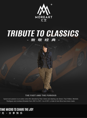 TM1:64RX-7 Veilside速度与激情 树脂diy手工配场景模型小人微缩