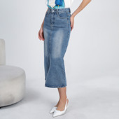 限时直降 伊华欧秀牛仔半身裙32DNQ3238