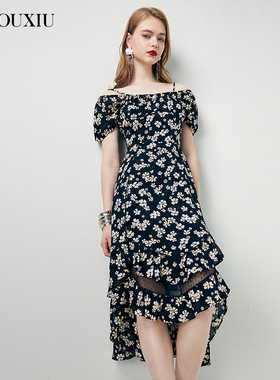 【限时直降】伊华欧秀碎花连衣裙42KAQ4740