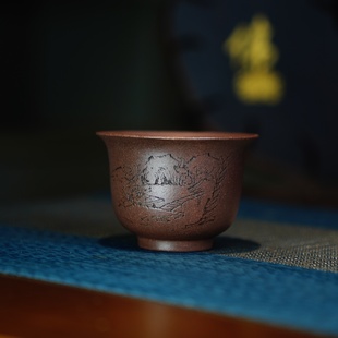  宜兴一厂库存杯大放送原矿泥料精心手制正宗老味不容错过紫泥杯