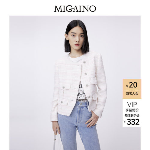Migaino曼娅奴小香风外套