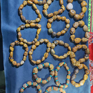 手工编绳抽拉调节隔壁玛瑙原石手链佩戴舒适希有价值高