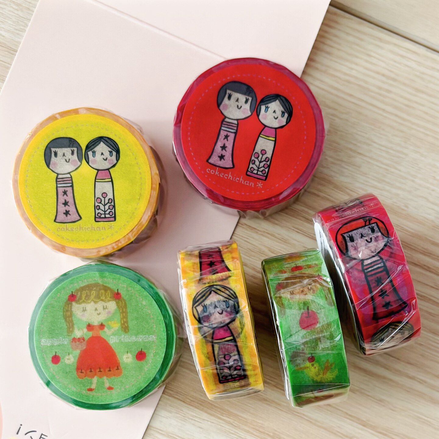 蘑菇屯 日本进口 apple princess木芥子娃娃人偶小人